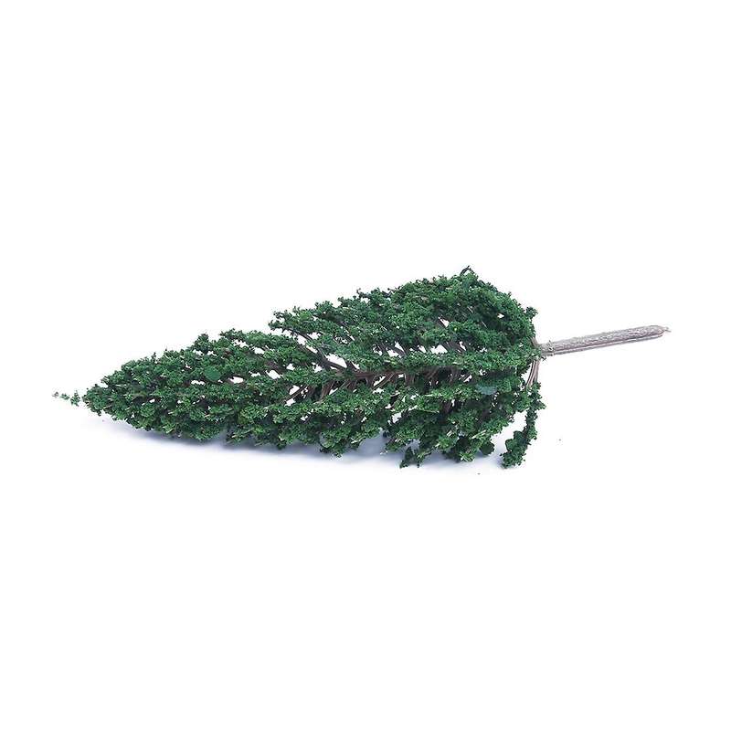 10pcs 1.9 Inch - 6.3 Inch Train Set Scenery Landscape Model Pyramidal Trees Scale 1/50