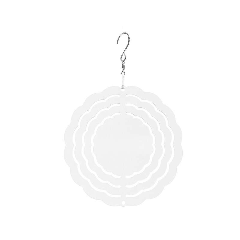 10pcs 3 Inch Sublimation Wind Spinner Blanks 3d Wind Spinners Hanging Wind Spinners for Indoor Outd