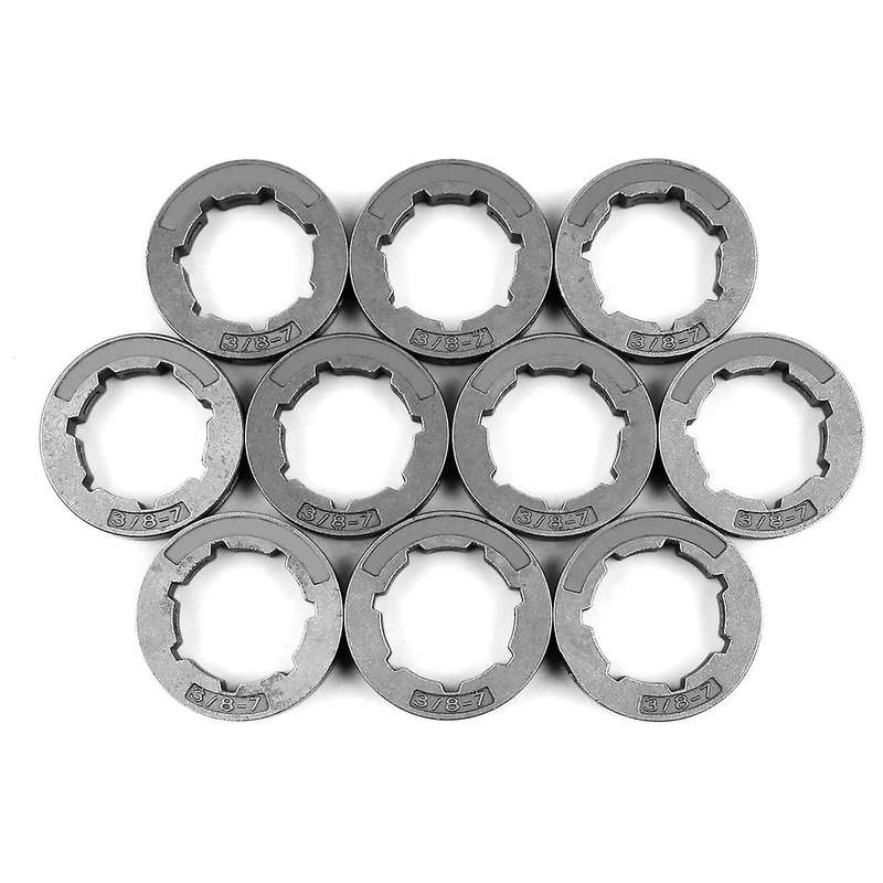 10pcs 3/8 Inch 7t 22mm Chain Drive Rim Sprocket for 266 268 272 280 285 288 355 362 372xp 380 385xp