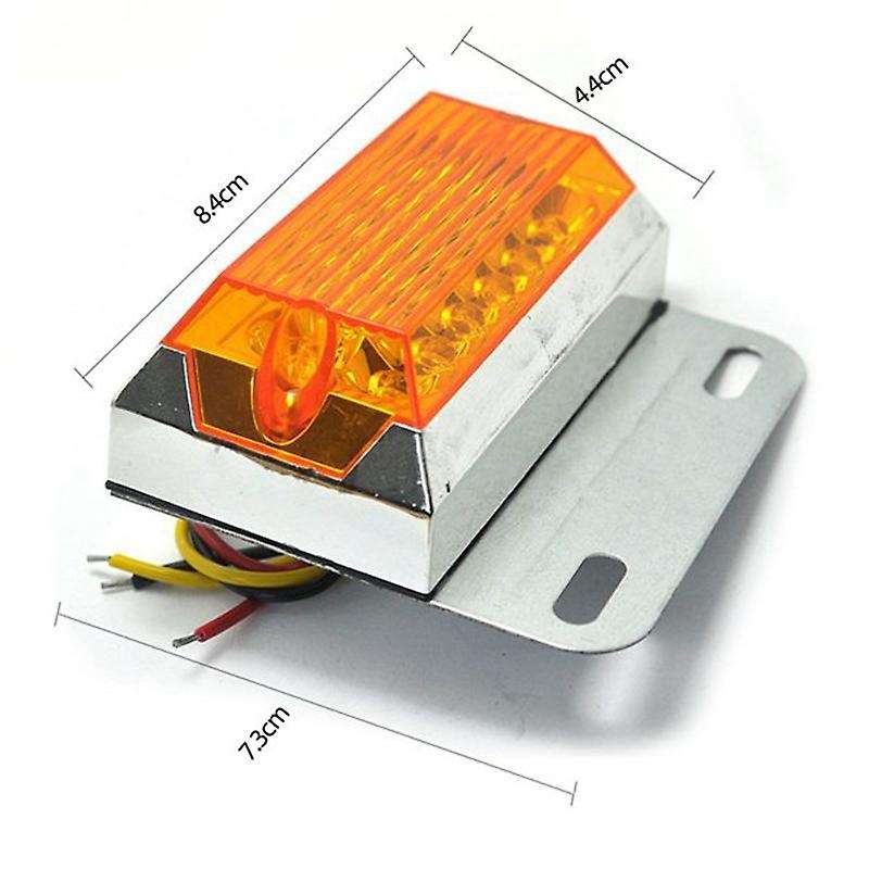 10Pcs 24V 15LED Side Light Indicator Light Suitable for Truck Trailer