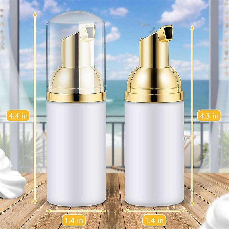 10Pcs 30ML Plastic Foam Bottle Soap Mousses Liquid Dispenser Froth Shampoo Lotion Bottling Face Clea