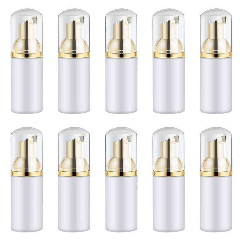 10Pcs 30ML Plastic Foam Bottle Soap Mousses Liquid Dispenser Froth Shampoo Lotion Bottling Face Clea