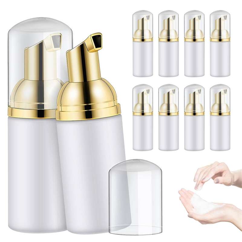 10Pcs 30ML Plastic Foam Bottle Soap Mousses Liquid Dispenser Froth Shampoo Lotion Bottling Face Clea
