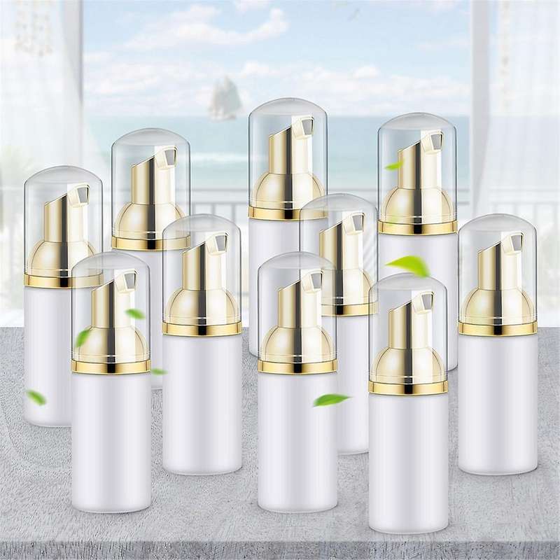 10Pcs 30ML Plastic Foam Bottle Soap Mousses Liquid Dispenser Froth Shampoo Lotion Bottling Face Clea