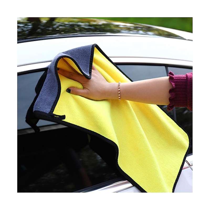 10pcs 30x60cm Car Wash Microfiber Towel Car Cleaning Drying Cloth Car Accessories Car Wash Towel Non