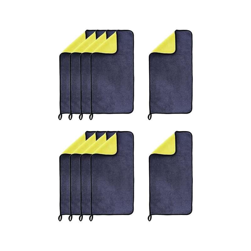 10pcs 30x60cm Car Wash Microfiber Towel Car Cleaning Drying Cloth Car Accessories Car Wash Towel Non