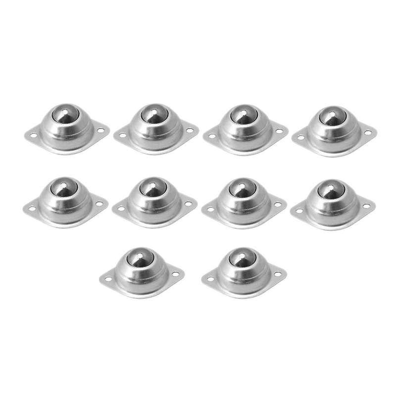 10Pcs 3CM Dia Carbon Steel -15A Ball Transfer Unit Ball Bearing Conveyor Roller Ball Transmission T