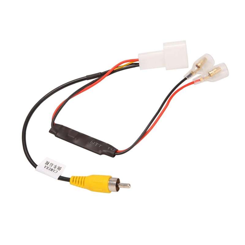 10Pcs 4 Pin Car Reversing Camera Wiring Harness Cable Plug Rear View Parking Reverse Connector Cable