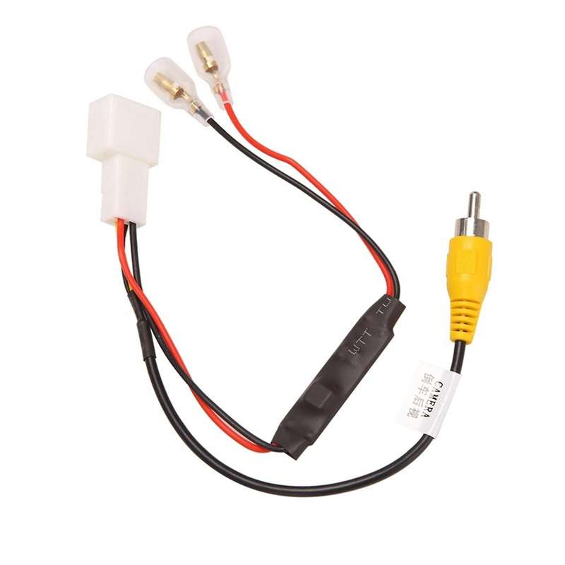 10Pcs 4 Pin Car Reversing Camera Wiring Harness Cable Plug Rear View Parking Reverse Connector Cable