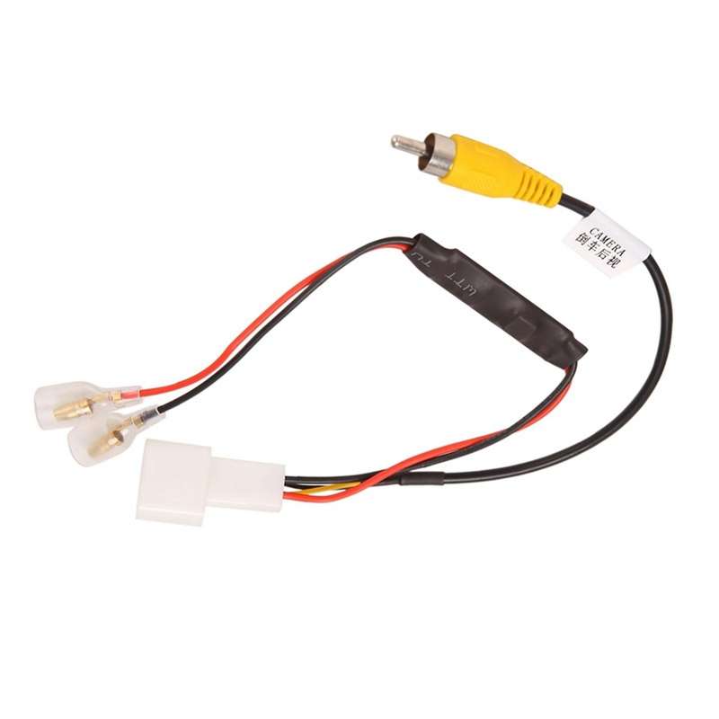 10Pcs 4 Pin Car Reversing Camera Wiring Harness Cable Plug Rear View Parking Reverse Connector Cable