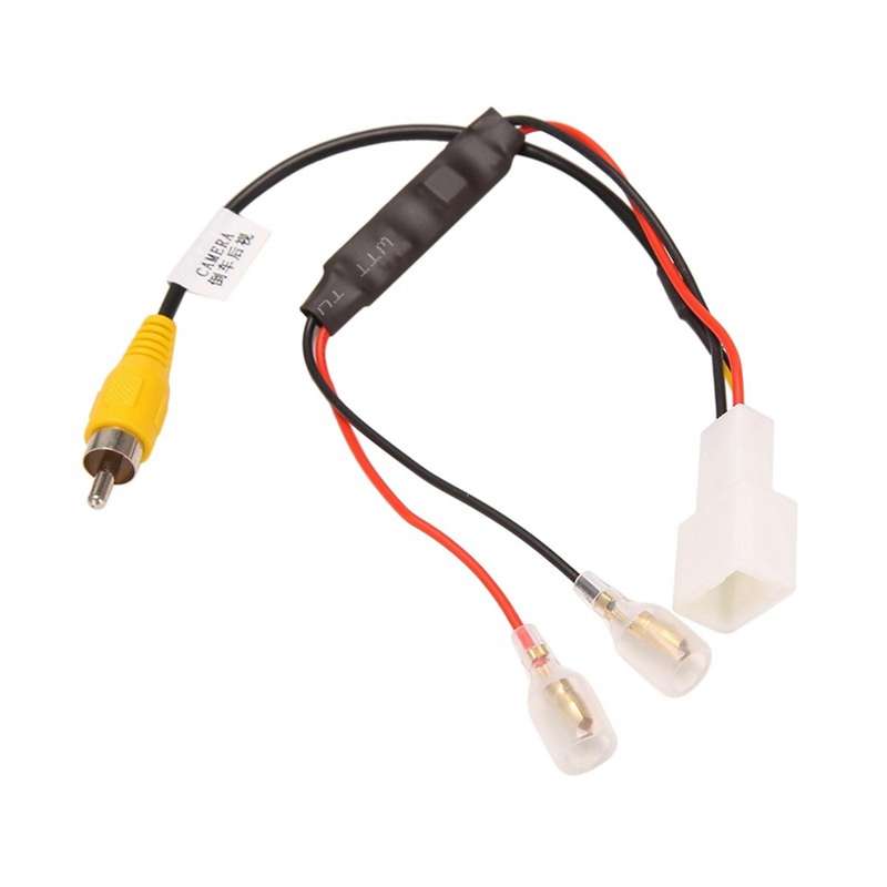 10Pcs 4 Pin Car Reversing Camera Wiring Harness Cable Plug Rear View Parking Reverse Connector Cable