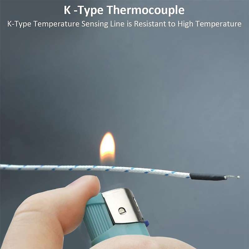 10pcs 3meters K Type Mini-connector Thermocouple Temperature Probe Sensor -50-350c Temperature Sen