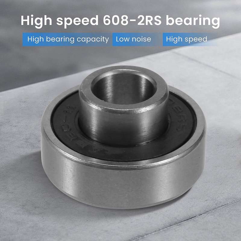 10Pcs 608- Longboard Integrated Bearing Skateboard Wheel Bearing Inline Roller Skate Bearing 8X22X1