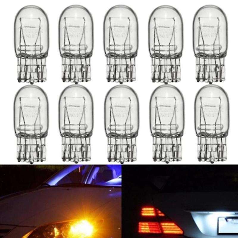 10PCS 7443 T20 Bulb Basic Miniature Bulb for License Plate Light Side Marker Automotive Interior Das
