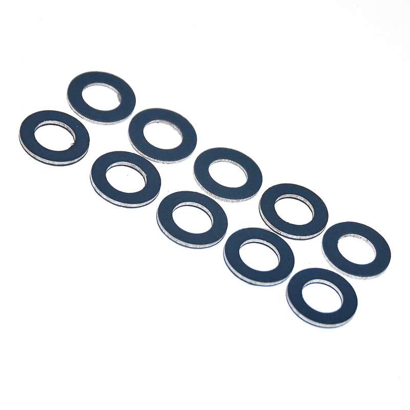 10Pcs 90430-12031 Car Oil Drain Plug Washers Gasket 12mm Hole for 9043012031