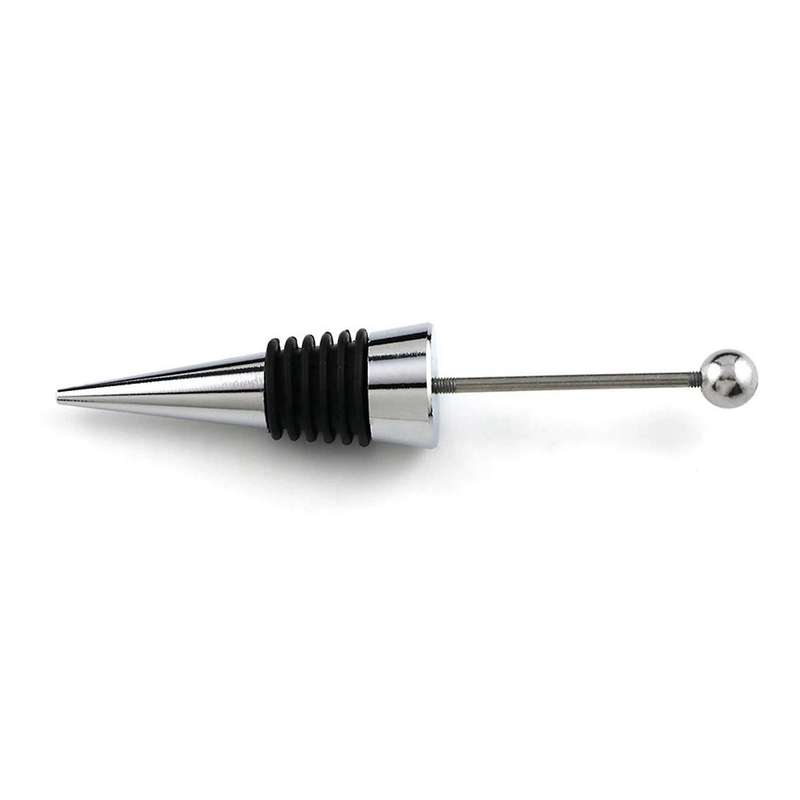 10pcs Bead Rhinestone Lampwork Decorative Beaded Wine Bottle Stopper