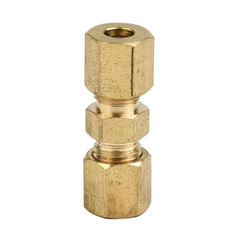 10pcs Brake Line Connector without Flaring 4.75mm 3/16 Useful Brake Line Connector for Brake Line Ca