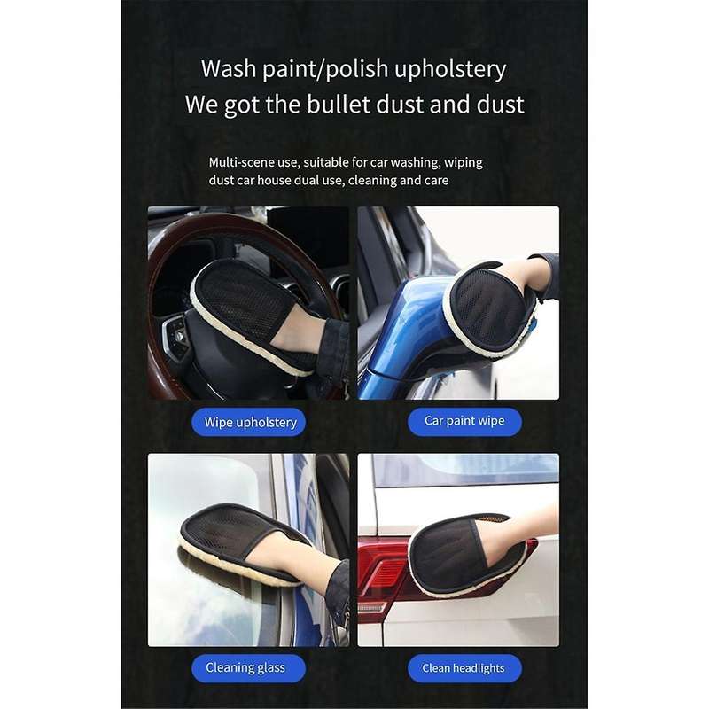 10Pcs Car Cleaning Sponge Glove Polishing Washing Car Washing Supplies for Automotive Kitchen Homes