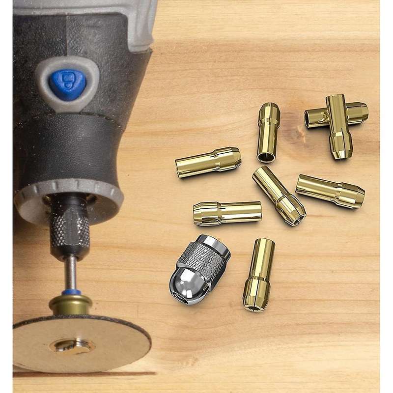 10Pcs Brass Collet Compatible Dremel,Replacement 4485 Quick Change Rotary