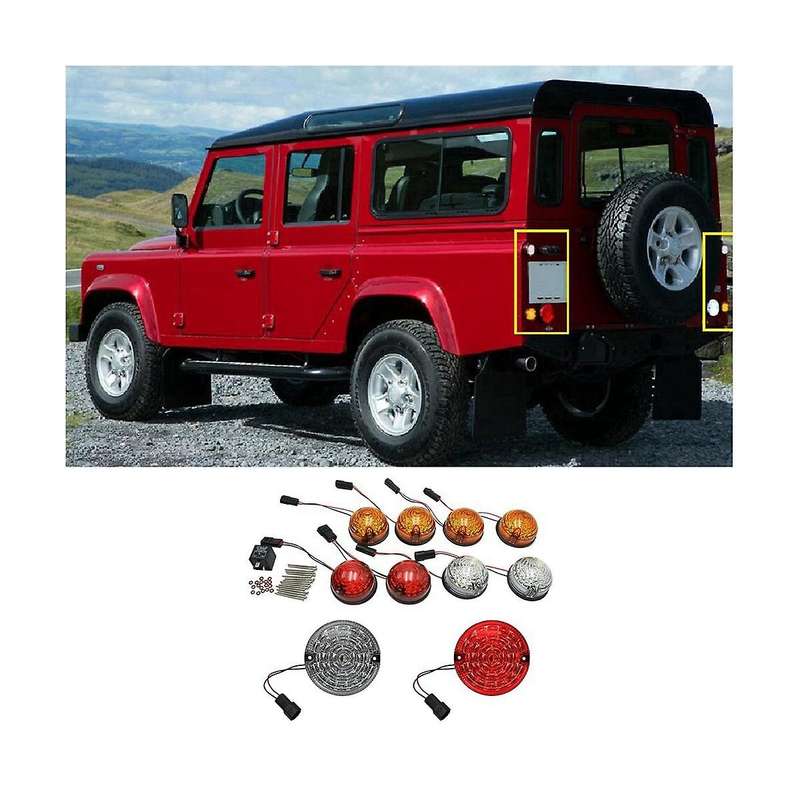 10pcs Car Front Rear Signal Indicator Lamp Stop Fog Reversing Light for 90 110 130