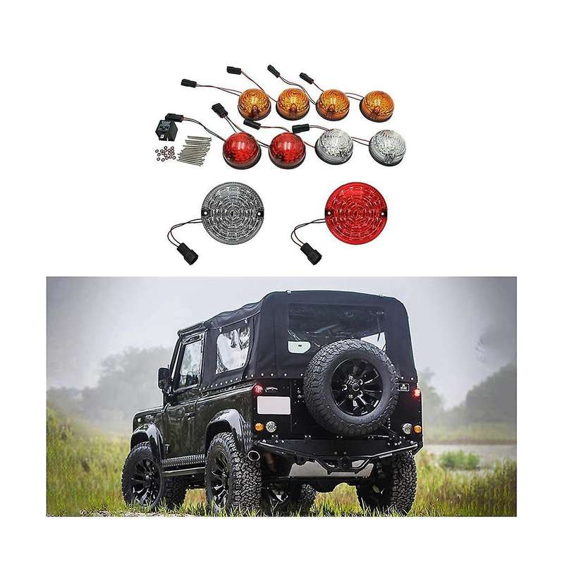 10pcs Car Front Rear Signal Indicator Lamp Stop Fog Reversing Light for 90 110 130