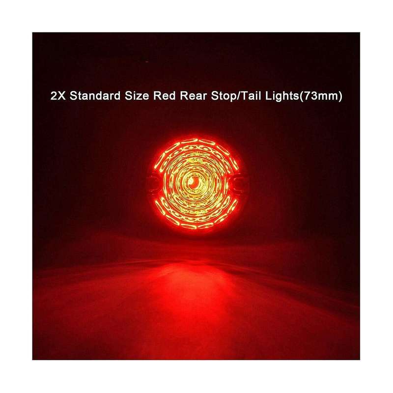 10pcs Car Front Rear Signal Indicator Lamp Stop Fog Reversing License Plate Light for 90 110 130