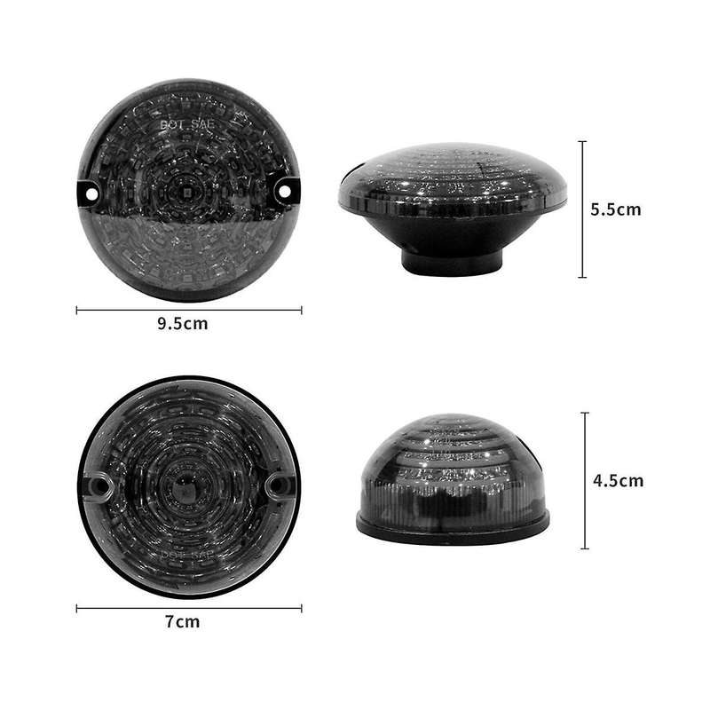 10pcs Car Front Rear Signal Indicator Lamp Stop Fog Reversing License Plate Light for 90 110 130