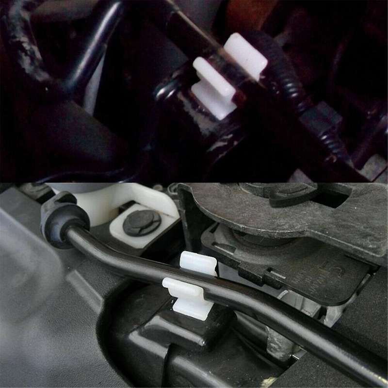 10Pcs Car Fasteners Hood Support Rod Support Clamp Fixtures for Navara T30 R32 R33 65722-01E00