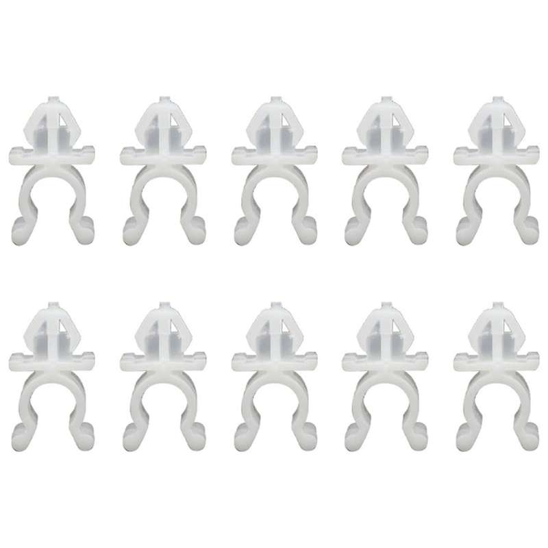 10Pcs Car Fasteners Hood Support Rod Support Clamp Fixtures for Navara T30 R32 R33 65722-01E00