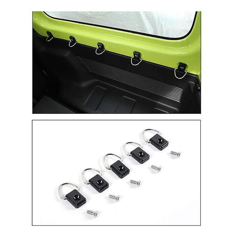10Pcs Car Trunk Cargo D-Ring Quick Release Fastener Clips for Jimny 2019 2020 2021 JB64 JB74 Interio