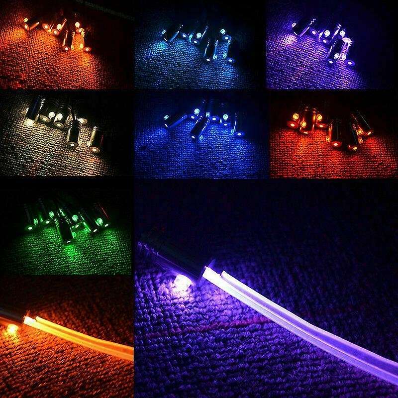 10Pcs Car RGB Atmosphere Light Car Interior Decoration Light APP Control Atmosphere Light Footlight