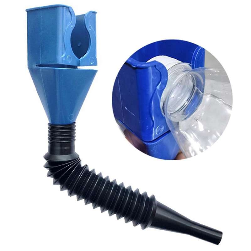 10Pcs Car Refueling Hands-Free Portable Funnel Foldable Plastic Car Motorcycle Refueling Oil Funnel