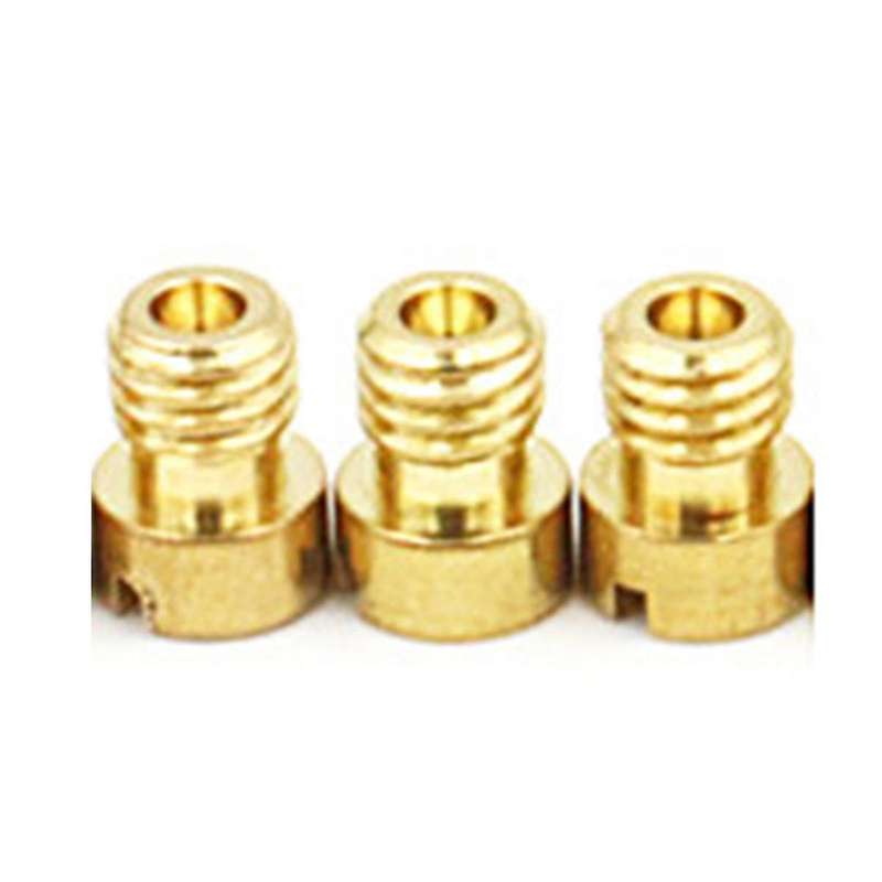 10pcs Carburetor Measuring Hole Nozzle for Main Spray Scooter Bucket Pe24/26/27/30 Halma Cg-125 Nib