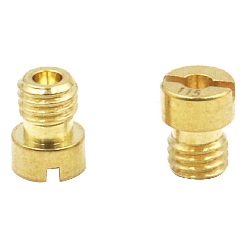 10PCS Carburetor Measuring Hole Nozzle for Main Spray Scooter Bucket PE24/26/27/30 Halma CG-125 Nibi