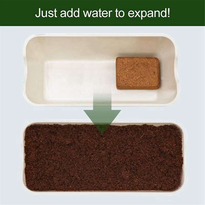 10Pcs Coir Pellet Soil Coconut Fiber Coir Pellet Nutrient Soil Plant Compressed Base Coir Pellet Soi