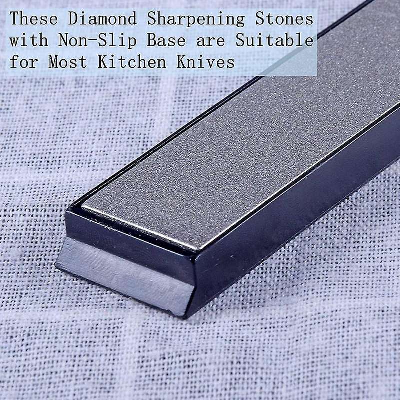 10Pcs Diamond Knife Sharpening Stones Set, 80- 3000 Grit, Diamond Whetstones for Sharpener, Knife Sh