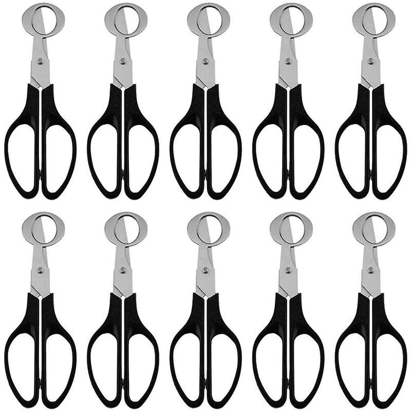 10PCS Egg Scissors Quail Egg Shell Cutters Separator Small Quail Egg Cracker Quail Scissors Opener C
