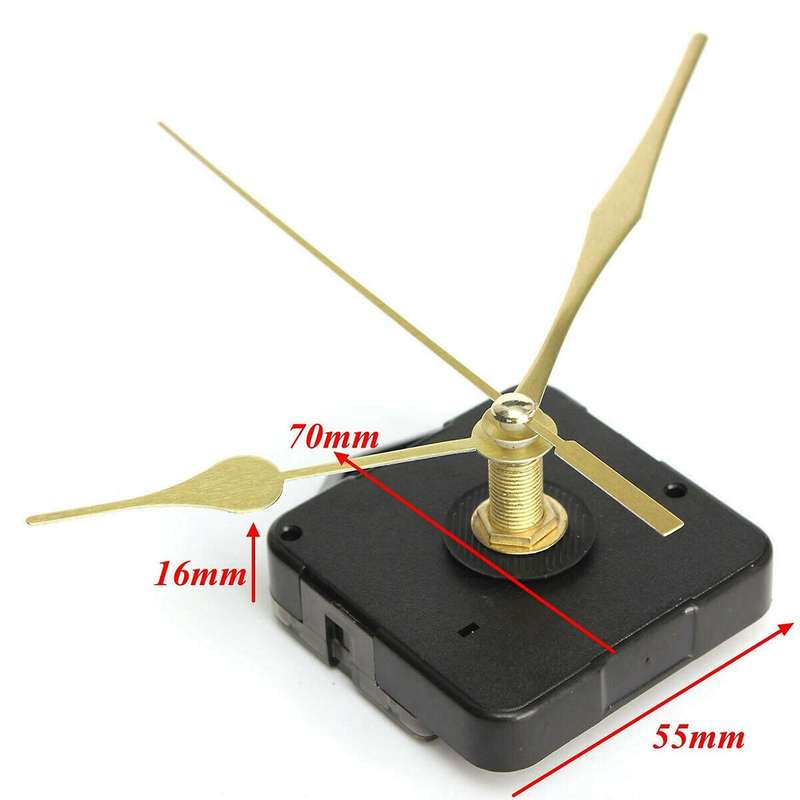 10Pcs DIY Silent Movement Spindle Hands Wall Quartz Clock Movement Mechanism Repair Tools Part Clock