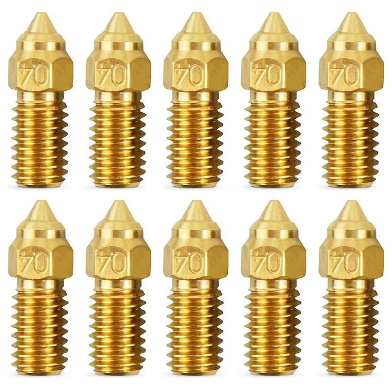10PCS Fit for ElegooNeptune 4 SeriesNozzles 3D Printer Parts High-Temperature 0.4mmNozzles Kit Fit F