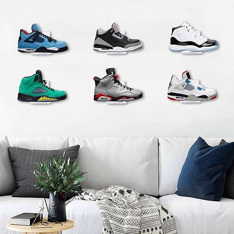 10pcs Floating Shoe Display,sneaker Shelves Wall Mount Levitating Shoe Display Stand for Sneaker Or