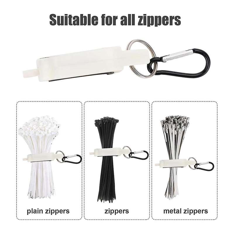 10Pcs Fluorescent Cable Tie Organizer Storage Cable Tie Holder Portable Cable Tie Storage Tool