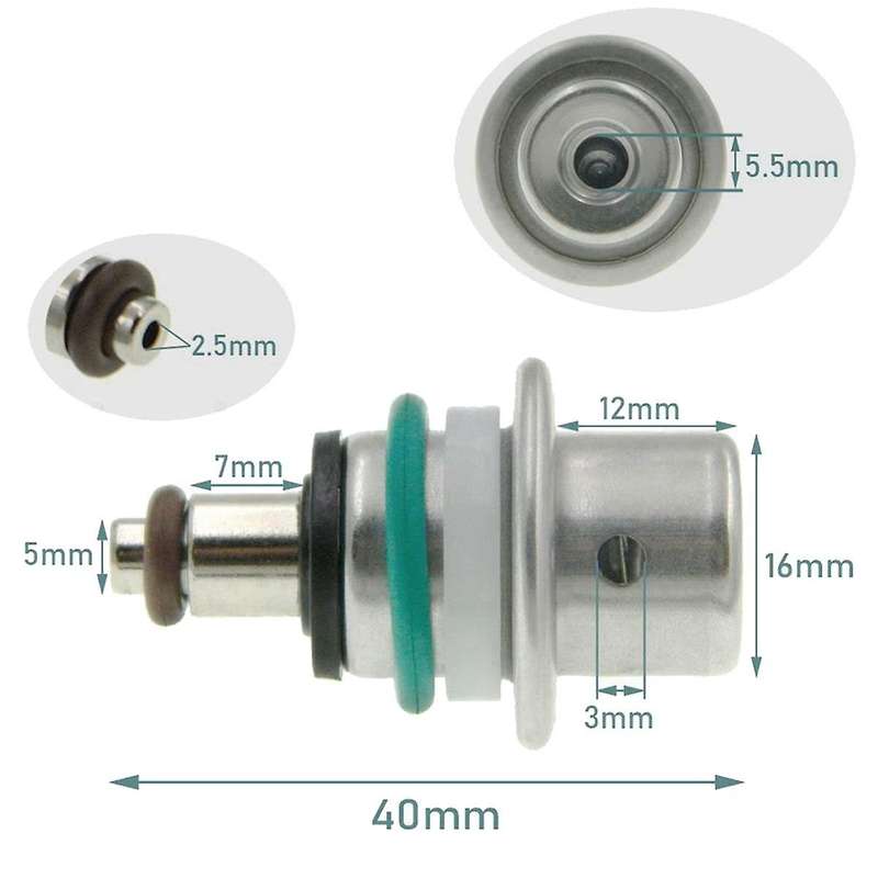 10pcs Fuel Pressure Regulator for 2.4l 2010-2014 35301-2p000 Pr4177