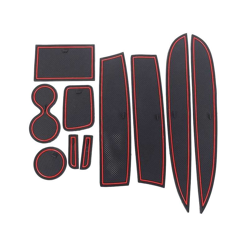 10pcs Groove Mat for 4 Interior Decoration Anti- Gate Slot Cup Pad