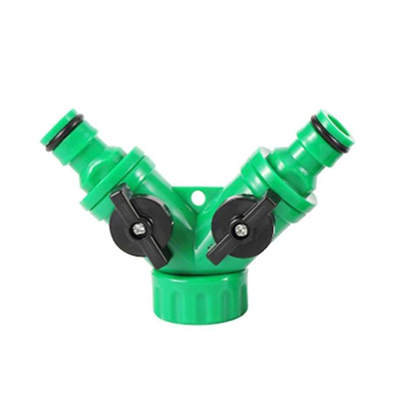 10pcs Garden Irrigation Y-shaped Water Splitter 20/25mm Female Thread 2way Water Valve Watering Sys