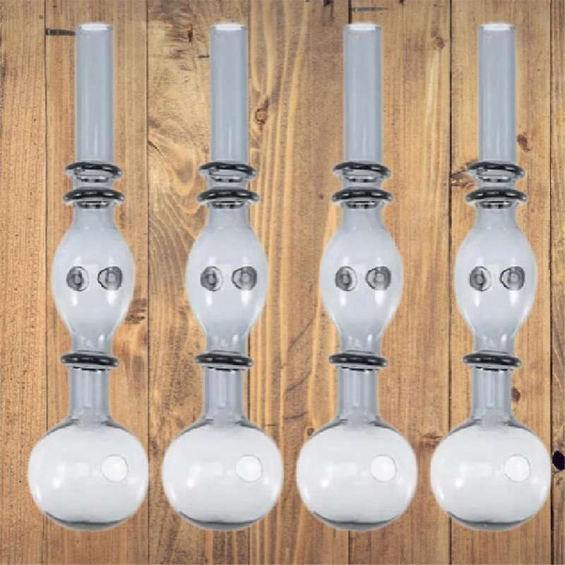 10pcs Glass Oil Lamp Burners High Borosilicate Lamp Burners Oil Burner Glass Pipe Heat Resistant Gla