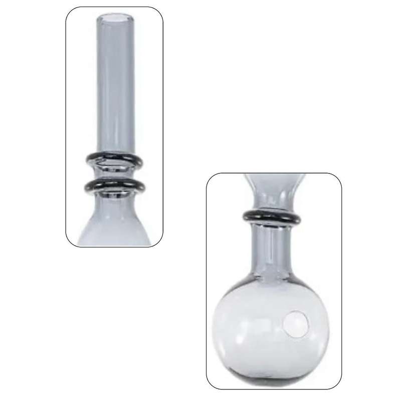 10pcs Glass Oil Lamp Burners High Borosilicate Lamp Burners Oil Burner Glass Pipe Heat Resistant Gla