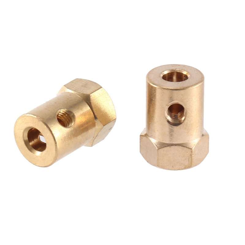 10pcs Hexagonal Coupling Diy Intelligent Trolley Wheel Tire Connector Dc Deceleration Motor for Mod
