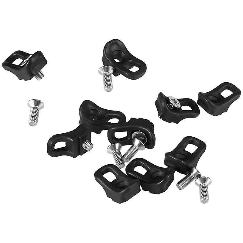 10Pcs Kayak Eyelets Tie Down Loop Deck Rigging Fitting Bungee Cord Kit Rigging Outfitting Pad Eye