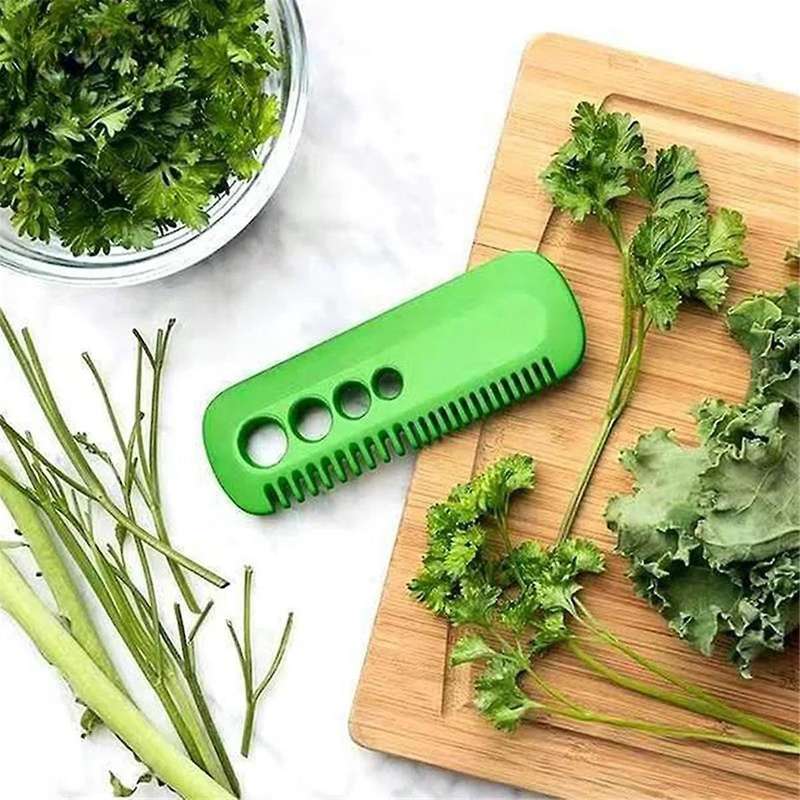 10PCS Kitchen Vegetable Leaf Peeler Stripping Comb Multi-Function Gadget Leaf Remover
