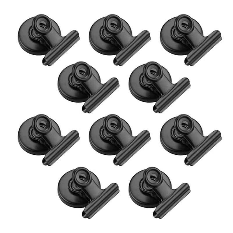 10pcs Magnetic Clips Fridge Magnet Hook Clip for Family School Freezer Kitchen Refrigerator